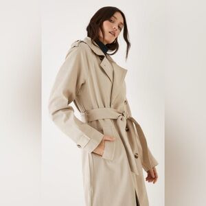 NWT Frank and Oak Kapok Trench Coat Khaki